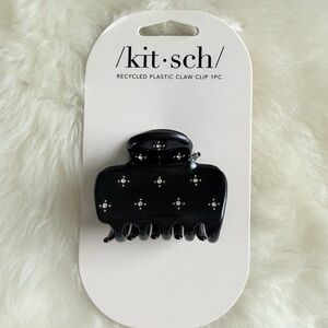 Kitsch Rhinestone Claw Clip -Black